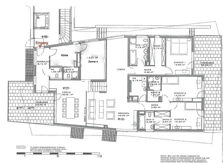 Wohnung zur Miete 3.078 € 6 Zimmer 176,6 m² EG Wien 1190
