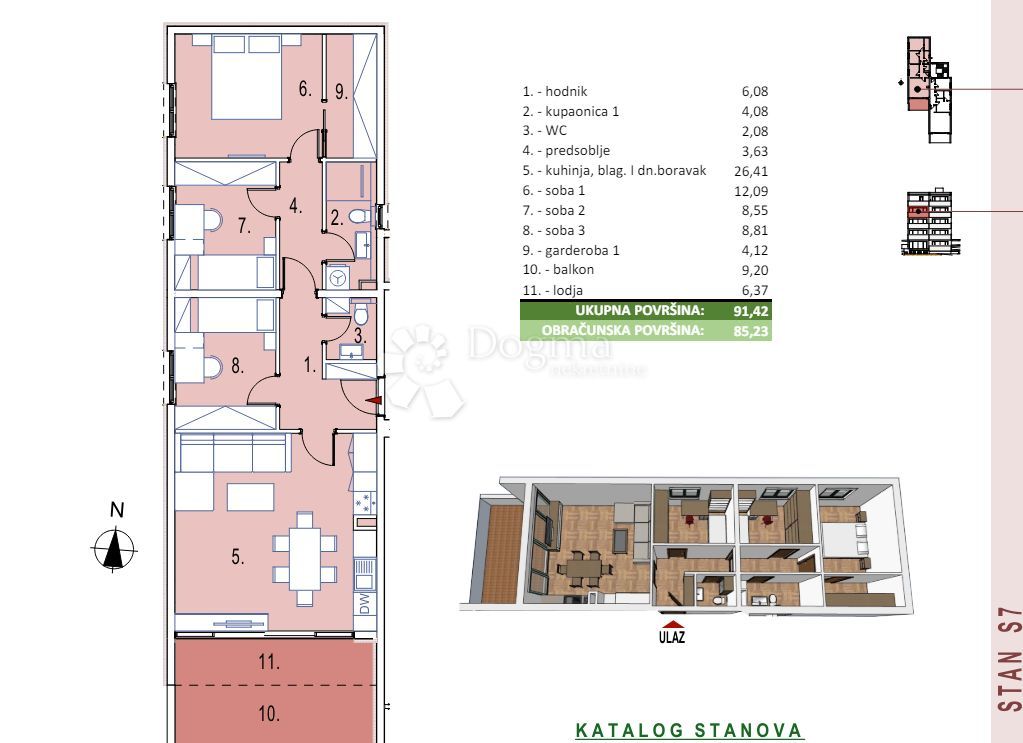 Wohnung zum Kauf 336.700 € 4 Zimmer 91 m²<br/>Wohnfläche 3.<br/>Geschoss Seget 21220