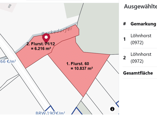 Grundstück zum Kauf 204.636 € 17.053 m² Grundstück Hauptstrße Schwanewede Schwanewede 28790