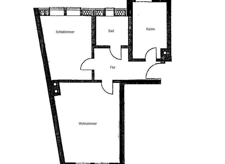 Wohnung zur Miete 672 € 2 Zimmer 56 m² 4. Geschoss frei ab sofort Altranstädter Straße 46 Kleinzschocher Leipzig 04229