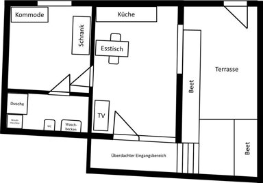 Wohnung zur Miete 700 € 2 Zimmer 41 m² Kernstadt Leonberg 71229