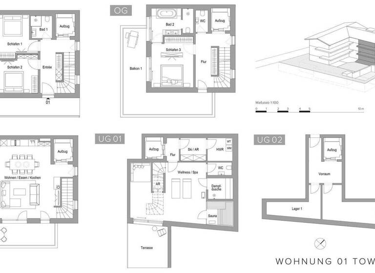Stadthaus zum Kauf - Erstbezug 7.995.000 € 5 Zimmer Kitzbühel 6370