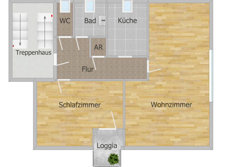Wohnung zum Kauf 178.000 € 2 Zimmer 57 m²<br/>Wohnfläche 2.<br/>Geschoss Bislohe / Braunsbach Sack Fürth 90765