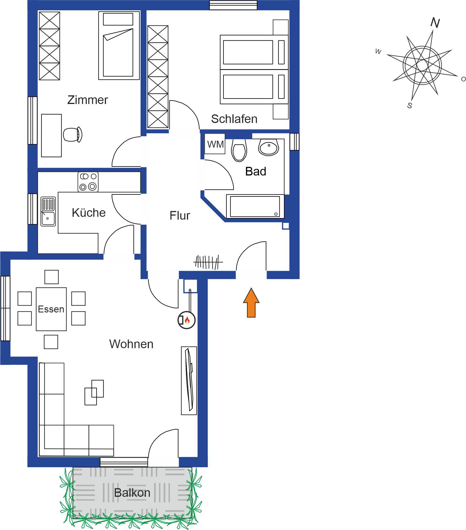 Wohnung zum Kauf 289.000 € 3 Zimmer 84 m²<br/>Wohnfläche Breitenholz Ammerbuch 72119