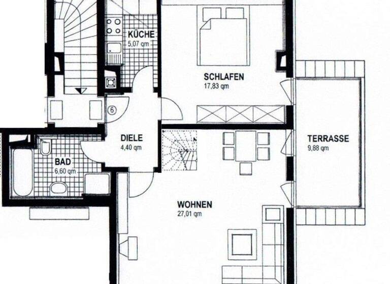 Wohnung zur Miete 1.500 € 2 Zimmer 70 m² EG frei ab sofort Hadern München 81377