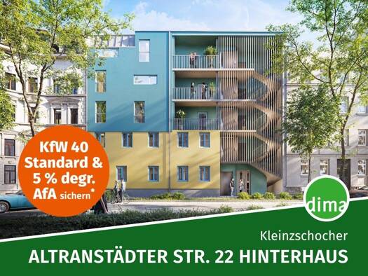 Wohnung zum Kauf 355.000 € 3 Zimmer 63,3 m² 2. Geschoss Altranstädter Str. 22a Kleinzschocher Leipzig 04229