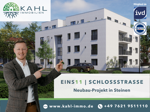 Wohnung zum Kauf - Erstbezug provisionsfrei 476.000 € 3 Zimmer 89,9 m² 1. Geschoss Steinen 79585