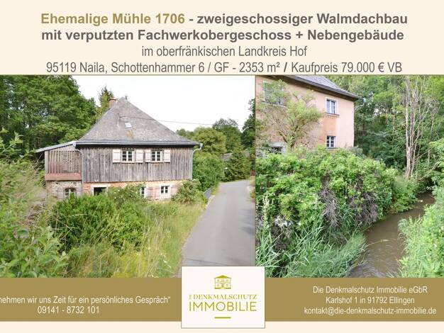 Haus zum Kauf 79.000 € 168 m² 2.353 m² Grundstück Culmitz Naila 95119
