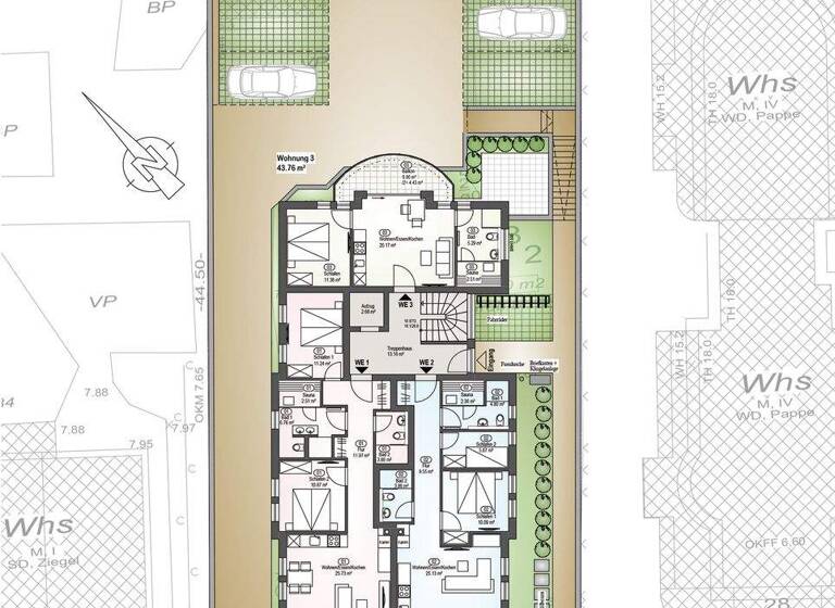 Wohnung zum Kauf 503.200 € 2,5 Zimmer 68 m² 1. Geschoss Seebad Ahlbeck Heringsdorf 17419