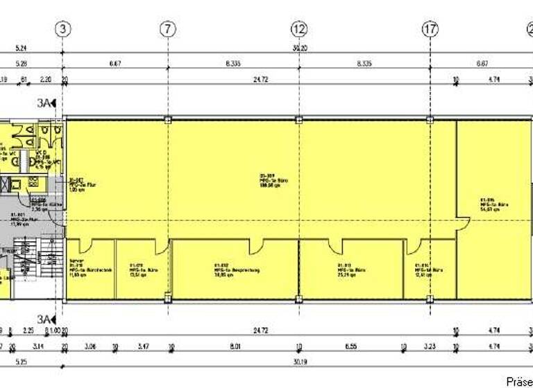 Bürogebäude zur Miete provisionsfrei 8,50 € 390 m² Bürofläche Stätzlinger Str. 70 Lechhausen Augsburg 86165