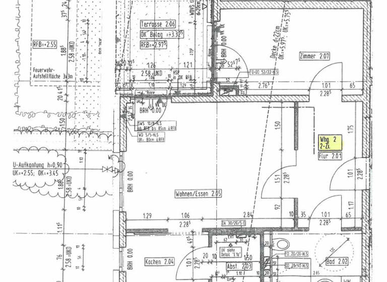 Wohnung zur Miete 810 € 2 Zimmer 61 m² Denkendorf 73770