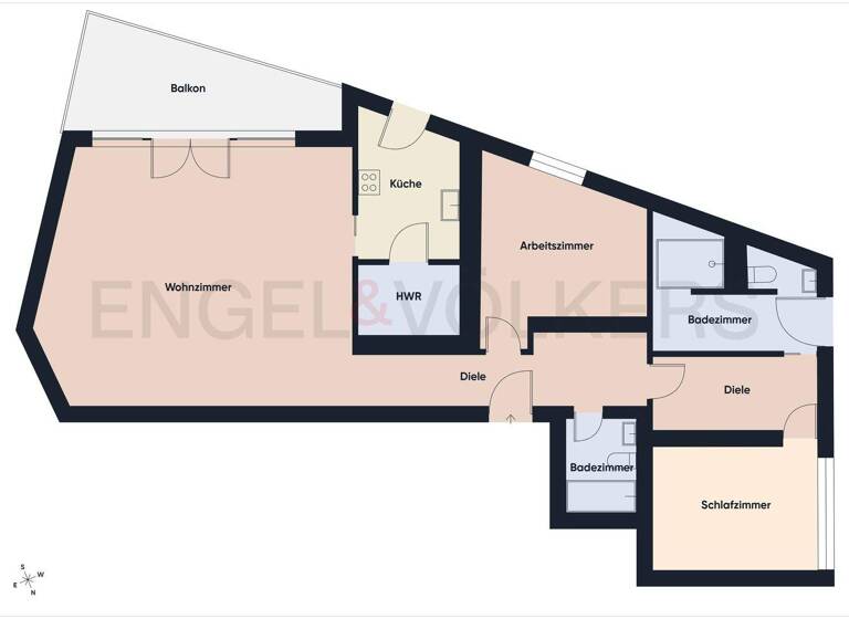 Wohnung zum Kauf 795.000 € 3 Zimmer 121 m² 1. Geschoss Alt-Saarbrücken Saarbrücken 66117