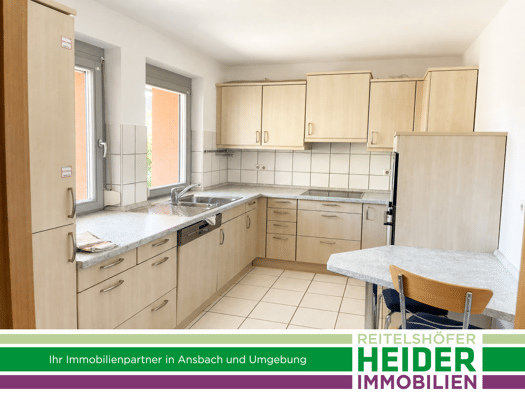 Wohnung zur Miete 1.200 € 4 Zimmer 109 m² Ansbach Ansbach 91522