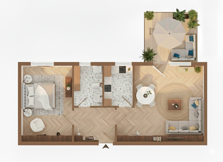 Wohnung zum Kauf 119.000 € 2 Zimmer 49,8 m² EG Probstheida Leipzig 04289