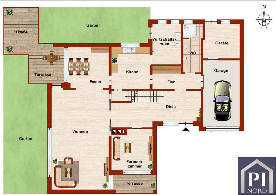 Haus zum Kauf 499.000 € 5 Zimmer 153 m²<br/>Wohnfläche 899 m²<br/>Grundstück Rammsee Molfsee 24113