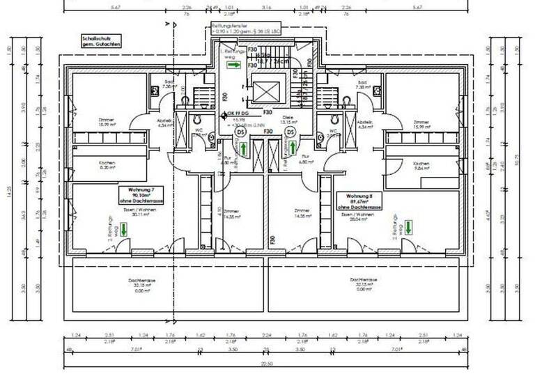 Penthouse zum Kauf provisionsfrei 529.000 € 3 Zimmer 98,1 m² 2. Geschoss Ohechaussee 161 Garstedt Norderstedt 22848