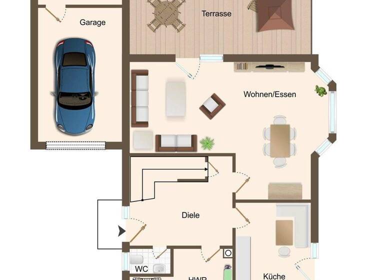 Einfamilienhaus zum Kauf provisionsfrei 449.000 € 4 Zimmer 130 m² 452 m² Grundstück Wildeshausen 27793