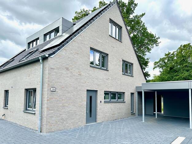 Doppelhaushälfte zum Kauf - Erstbezug 514.685 € 5 Zimmer 123,9 m² 254 m² Grundstück frei ab 01.10.2026 Wietesch/Schleupe Rheine 48432