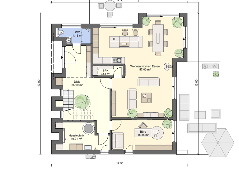 Einfamilienhaus zum Kauf provisionsfrei 828.000 € 5 Zimmer 206 m² 1.767 m² Grundstück Yorckgebiet Chemnitz 09127