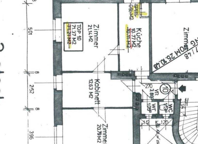 Wohnung zum Kauf 199.000 € 3 Zimmer 71 m² 3. Geschoss Braunhubergasse Wien 1110