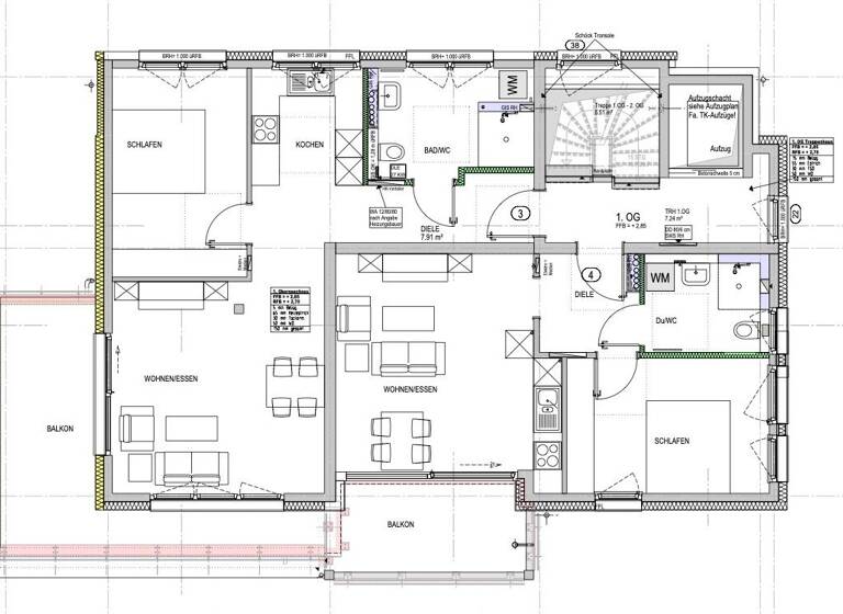 Wohnung zur Miete 1.190 € 2,5 Zimmer 63,8 m² 1. Geschoss frei ab 01.06.2026 Echterdingen Leinfelden-Echterdingen 70771