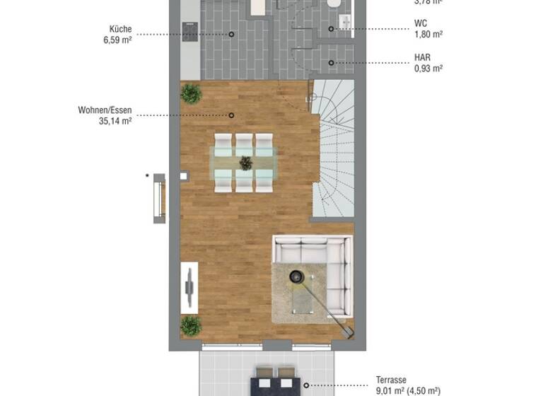 Doppelhaushälfte zum Kauf 459.900 € 5 Zimmer 131,3 m²<br/>Wohnfläche 184,7 m²<br/>Grundstück Marktheidenfeld Marktheidenfeld 97828