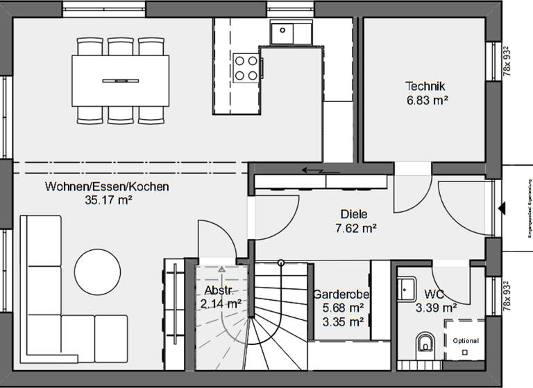 Einfamilienhaus zum Kauf - Erstbezug 749.000 € 4 Zimmer 121 m² 525 m² Grundstück Peiting 86971