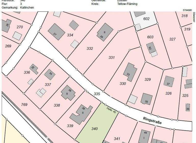Grundstück zum Kauf 350.000 € 961 m² Grundstück Baugenehmigung vorhanden frei ab sofort Ringstraße 40 Kallinchen Zossen 15806