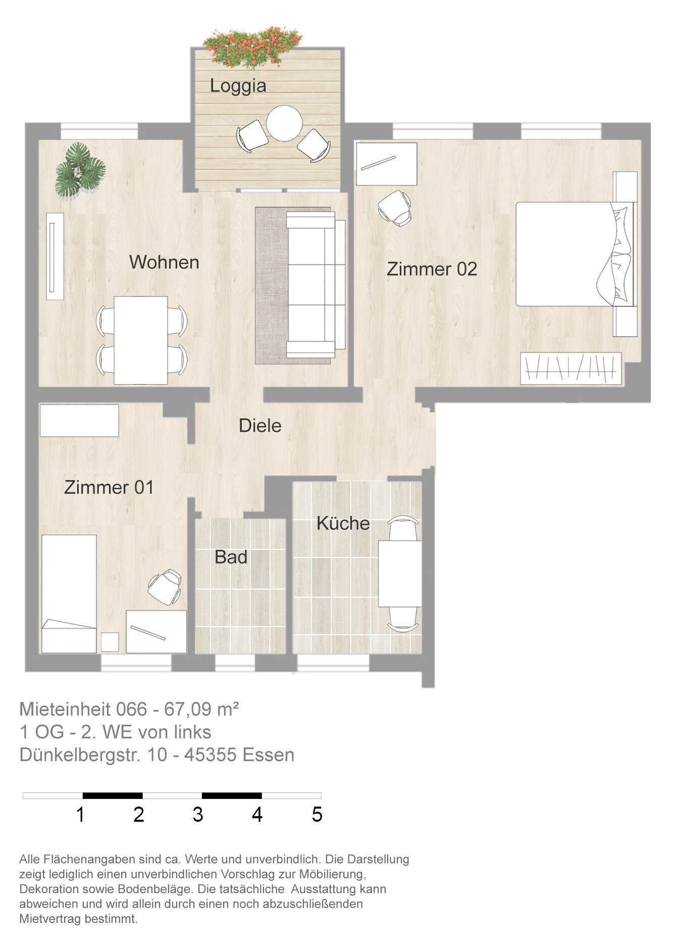 Wohnung zur Miete 685 € 3 Zimmer 67,1 m²<br/>Wohnfläche 1.<br/>Geschoss 16.12.2024<br/>Verfügbarkeit Dünkelbergstr. 10 Bergborbeck Essen 45355