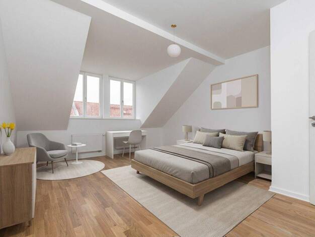 Wohnung zum Kauf provisionsfrei 343.000 € 2 Zimmer 76 m² 5. Geschoss Südvorstadt Leipzig 04275