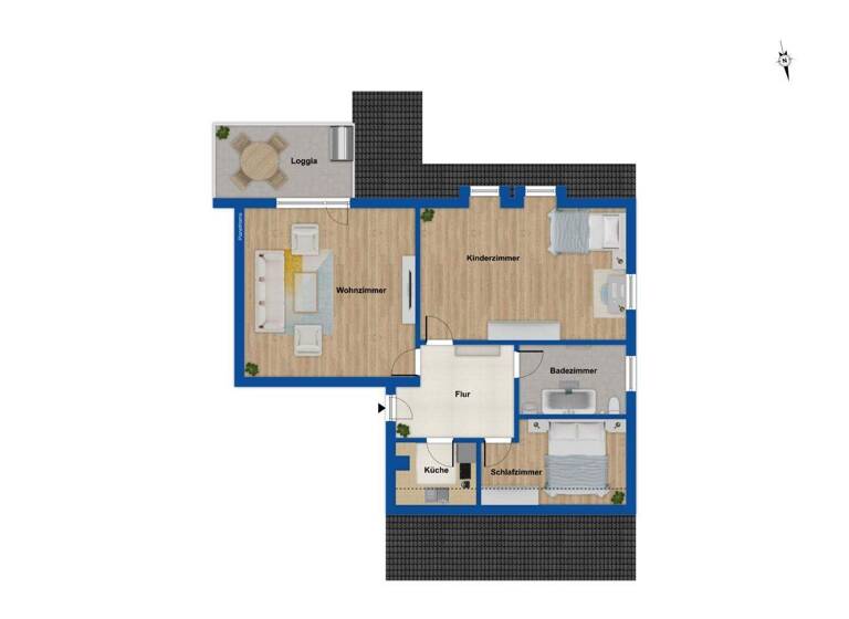 Wohnung zum Kauf 298.500 € 3 Zimmer 84,5 m² 2. Geschoss Fischbach Kelkheim 65779