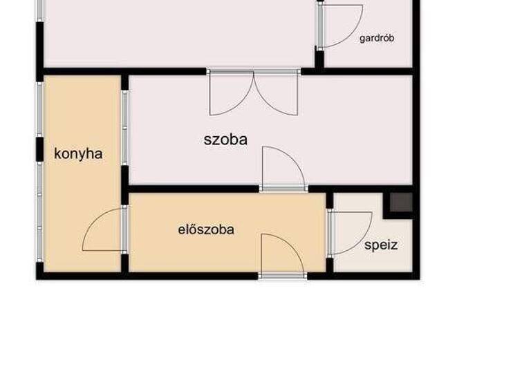 Wohnung zum Kauf 208.000 € 2 Zimmer 50 m² Budapest 1075