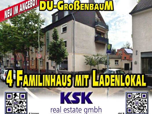 Mehrfamilienhaus zum Kauf als Kapitalanlage geeignet 585.000 € 284,2 m² 441 m² Grundstück Großenbaum Duisburg 47269