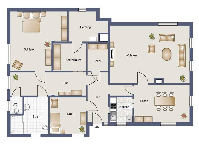 Einfamilienhaus zum Kauf 109.000 € 4 Zimmer 110 m² 579 m² Grundstück Simonswolde Ihlow 26632