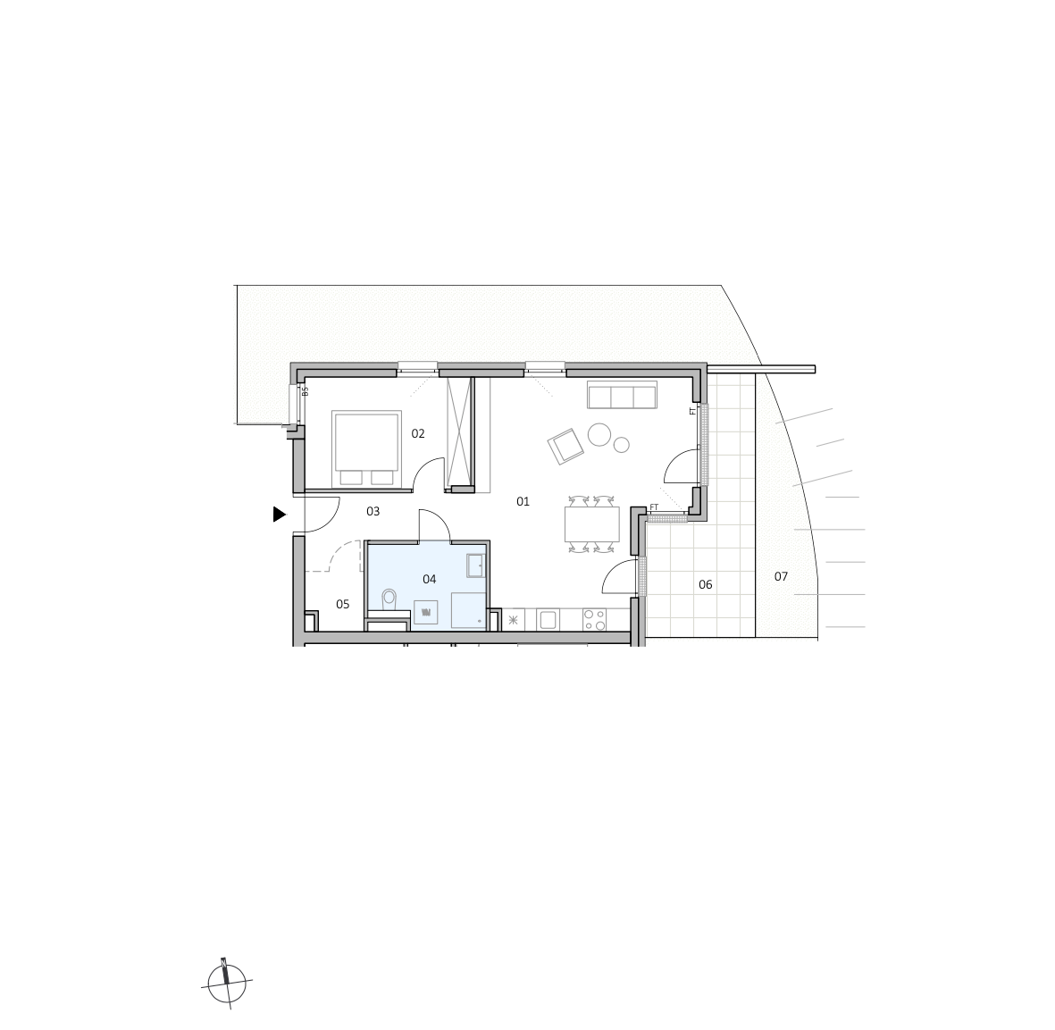 Wohnung zum Kauf 313.000 € 2 Zimmer 58,7 m²<br/>Wohnfläche EG<br/>Geschoss St. Leonhard Villach(Stadt) 9500