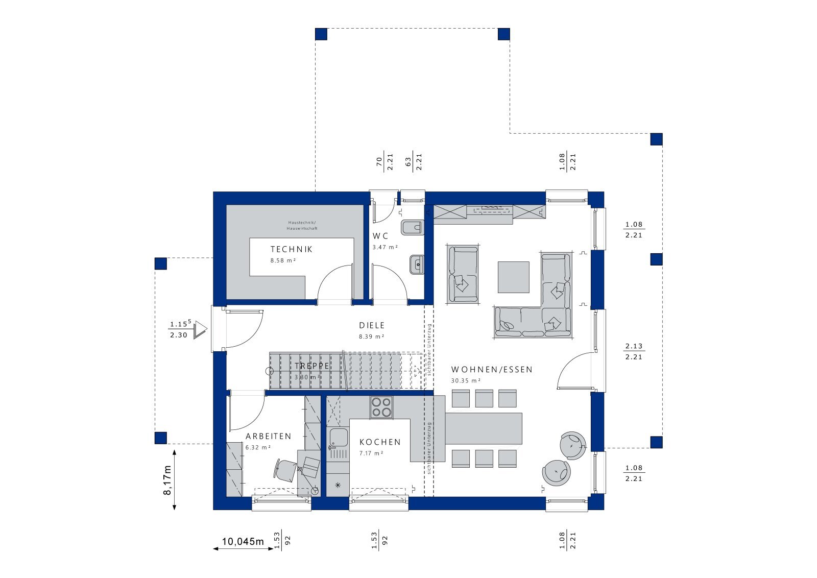 Einfamilienhaus zum Kauf 708.342 € 4,5 Zimmer 135 m²<br/>Wohnfläche 601 m²<br/>Grundstück Deißlingen Deisslingen 78652