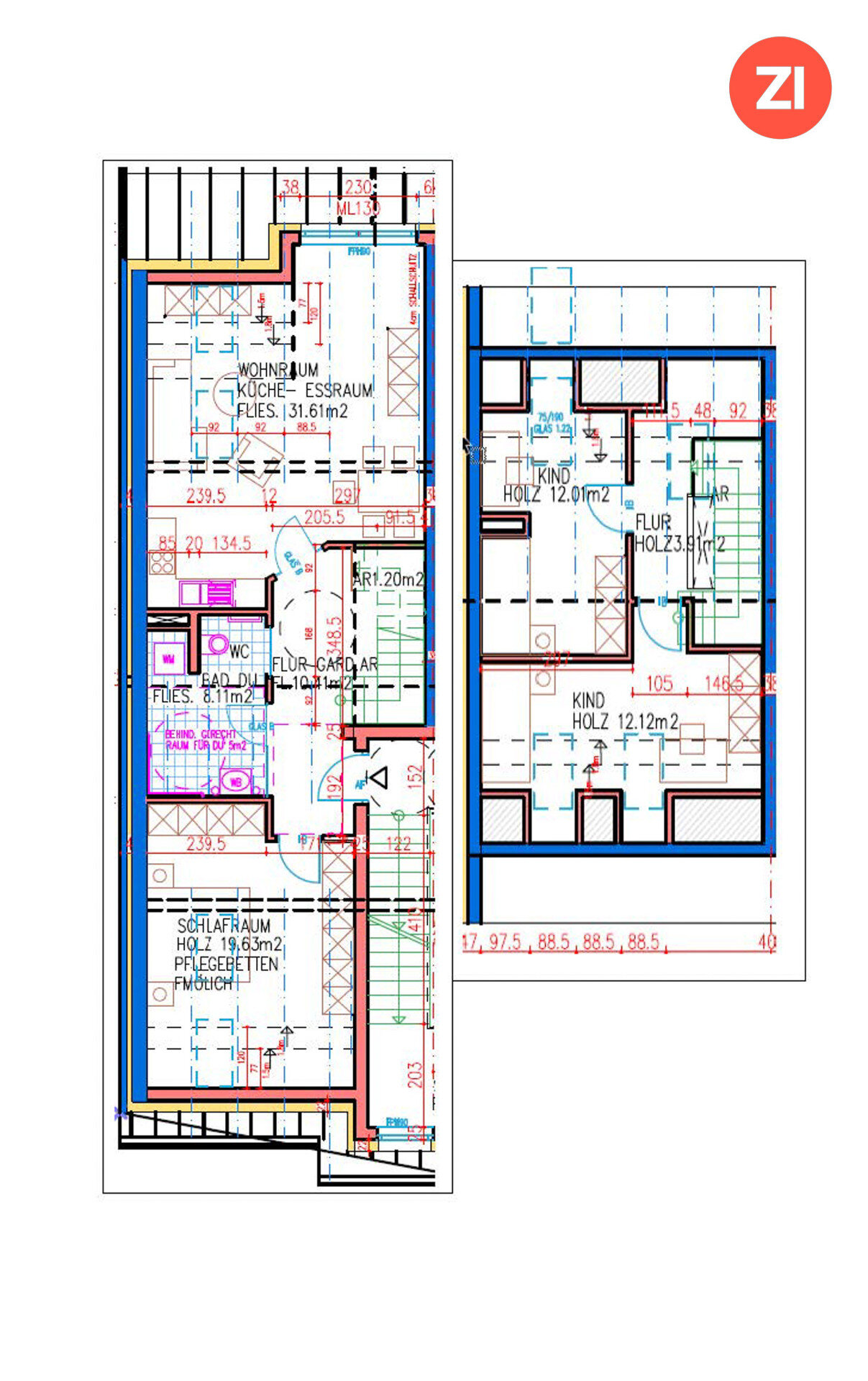 Penthouse zum Kauf 4 Zimmer 99 m²<br/>Wohnfläche Innerer Graben 4 Eferding 4070