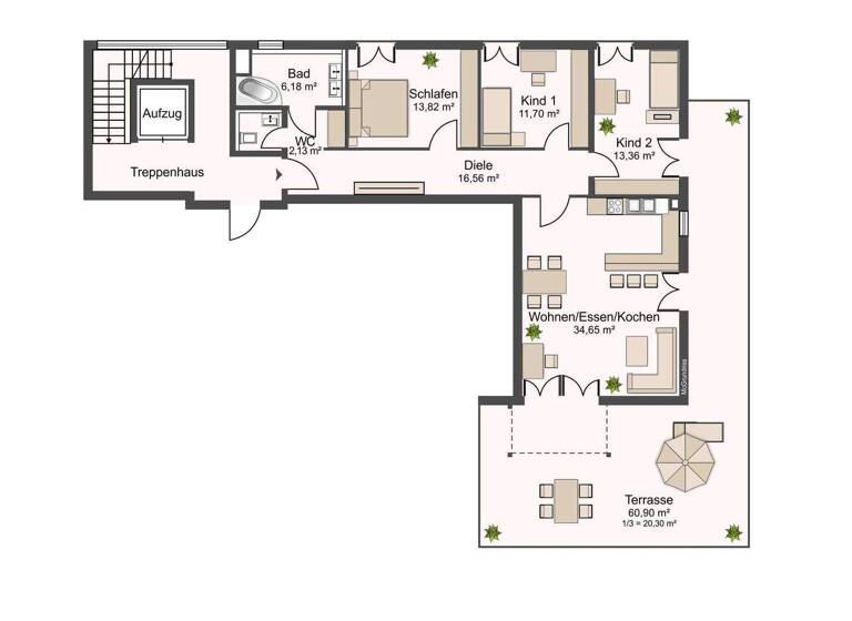 Wohnung zum Kauf 625.000 € 4 Zimmer 118,7 m² Grafing 85567