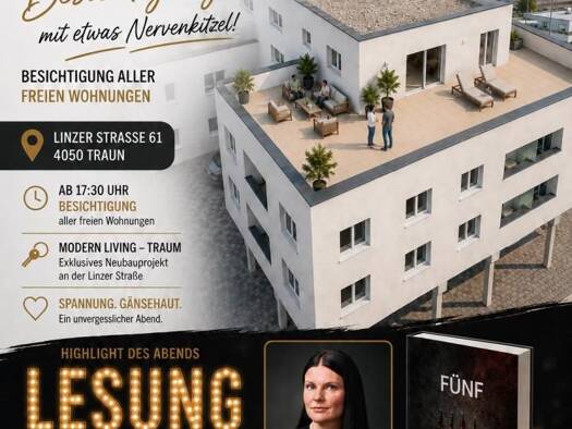 Penthouse zum Kauf - Erstbezug 649.000 € 4 Zimmer 112 m² Traun 4050