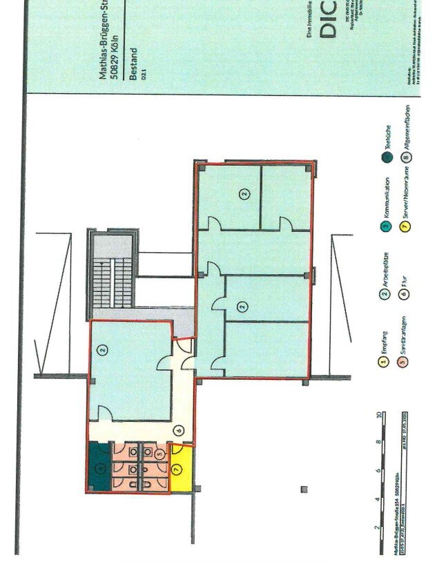 Bürofläche zur Miete 9,90 € 205 m²<br/>Bürofläche Ossendorf Köln 50829