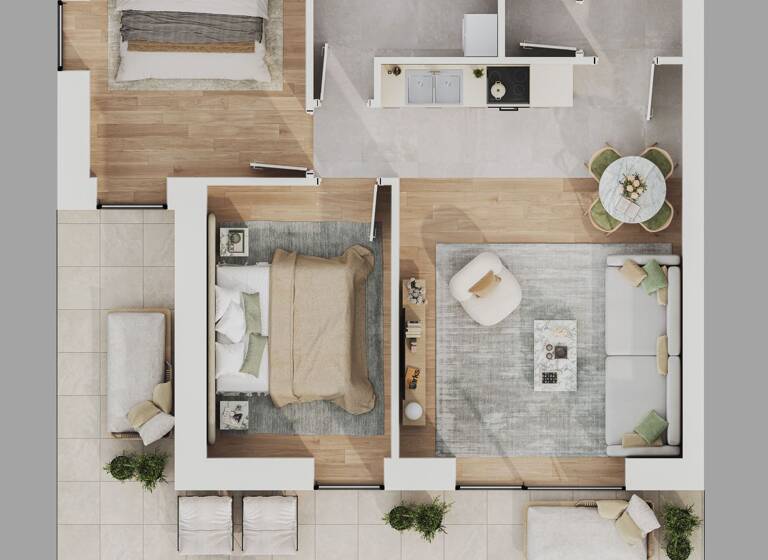 Penthouse zum Kauf - Erstbezug provisionsfrei als Kapitalanlage geeignet 495.175 € 3 Zimmer 43 m² Hévíz 8380