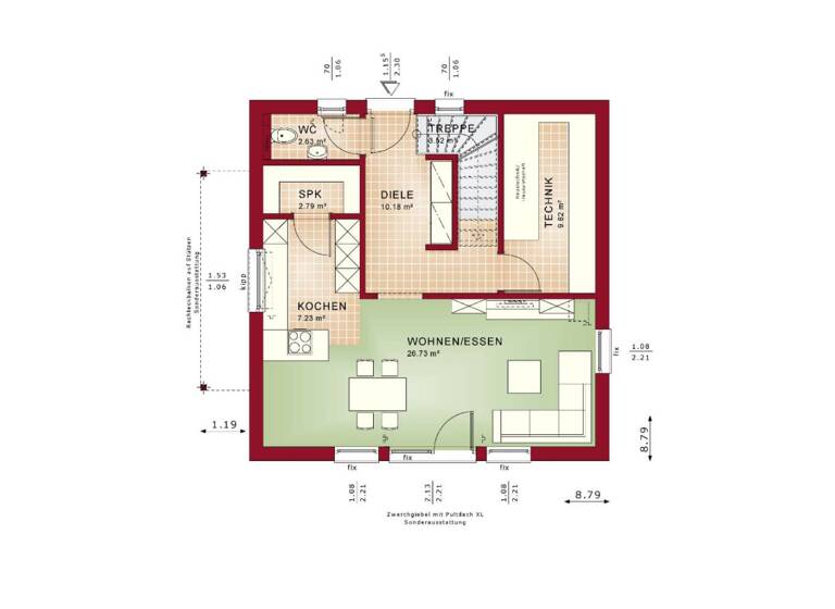 Einfamilienhaus zum Kauf provisionsfrei 437.924 € 4 Zimmer 124 m² 1.000 m² Grundstück Beuren Beuren (Hochwald) 54413