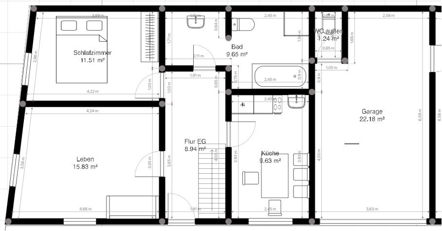 Haus zur Miete 1.100 € 4 Zimmer 100 m²<br/>Wohnfläche Kirchweg Bötzingen 79268