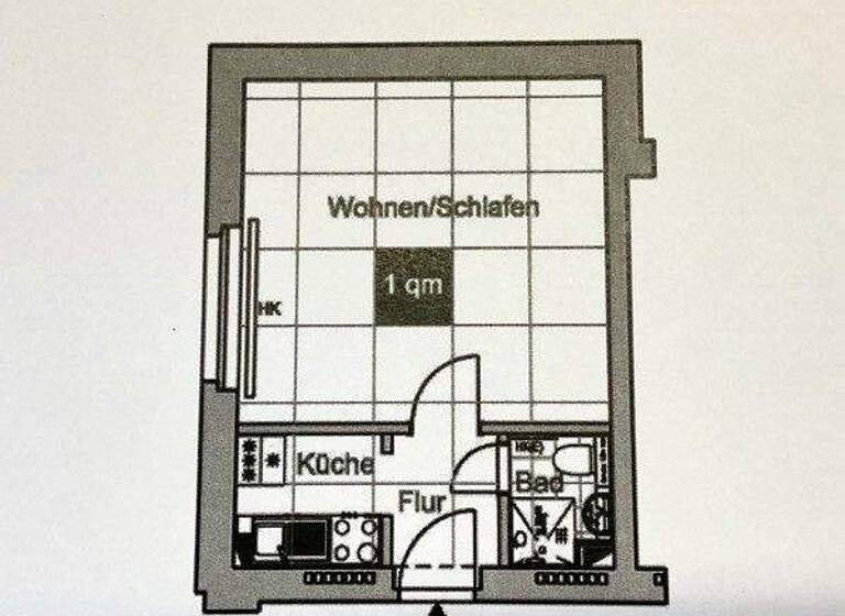 Wohnung zur Miete 318 € 1 Zimmer 28,4 m² 7. Geschoss frei ab 14.02.2026 Sternplatz 15 Wilsdruffer Vorstadt/Seevorstadt-West Dresden 01067