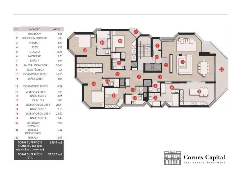 Wohnung zum Kauf 2.400.000 € 255 m² Barcelona 08001