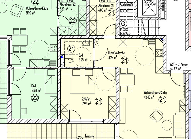 Wohnung zum Kauf 299.900 € 2 Zimmer 87,3 m² EG Schrozberg 74575