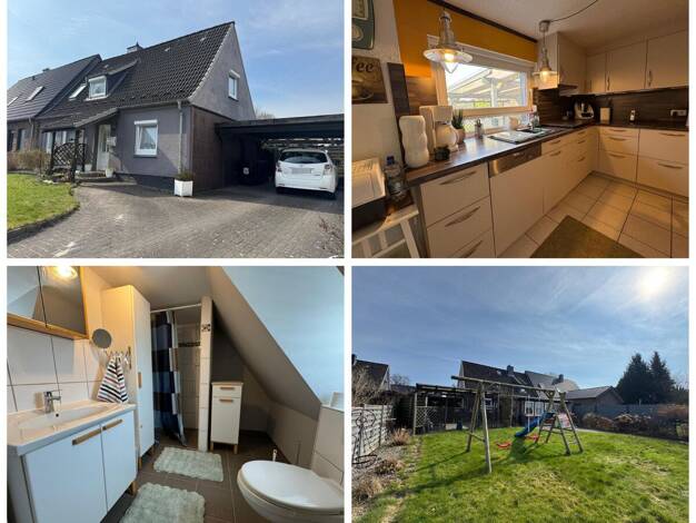 Doppelhaushälfte zum Kauf - Erstbezug provisionsfrei 229.000 € 4 Zimmer 99,1 m² 801 m² Grundstück Danziger Straße 35 Rendsburg 24768