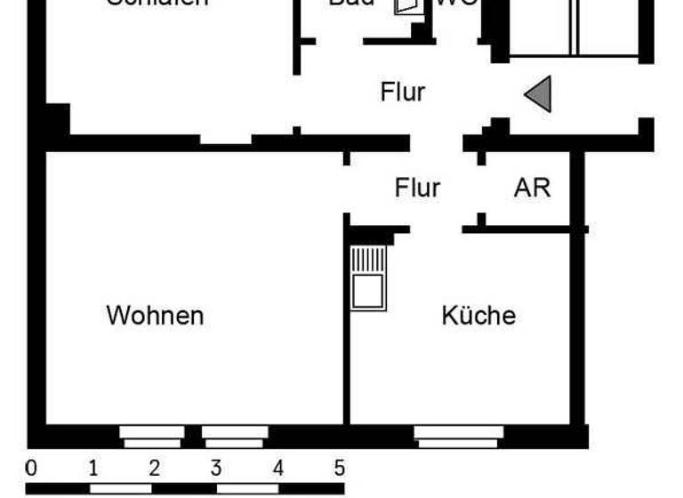 Wohnung zur Miete 539 € 2 Zimmer 64,2 m² 1. Geschoss Schölerpad 64 Altendorf Essen 45143