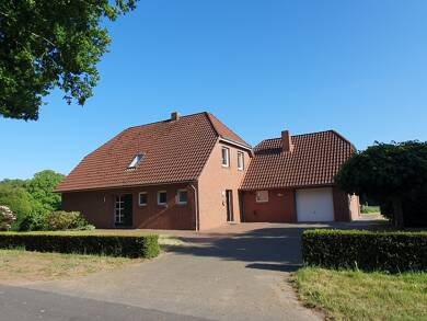 Einfamilienhaus zum Kauf provisionsfrei 499.000 € 6 Zimmer 170 m² 7.544 m² Grundstück frei ab sofort Logabirum Leer 26789