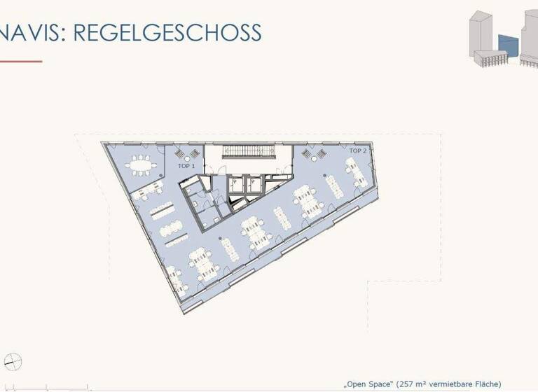 Bürofläche zur Miete 1.807 m² Bürofläche teilbar ab 257 m² Wien, Donaustadt 1220